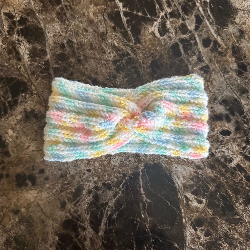 Multicolor Handmade Crochet Baby Headband